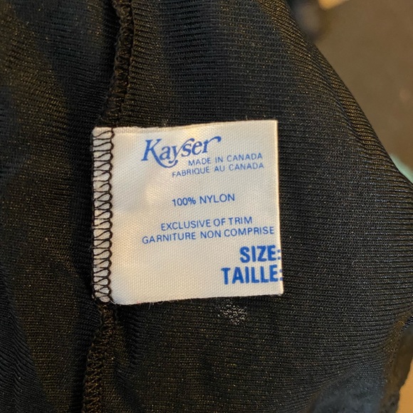 Slip Skirt Black Size Large Kayser - Picture 3 of 6